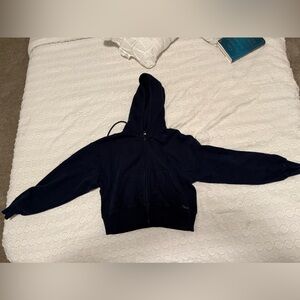 Aritzia Cozy Sweatfleece Boyfriend Boxy Zip Hoodie